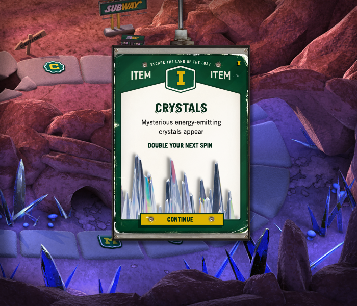 Subway’s Land of the Lost